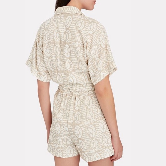 INTERMIX Piper Printed Poplin Romper - Picture 11 of 12
